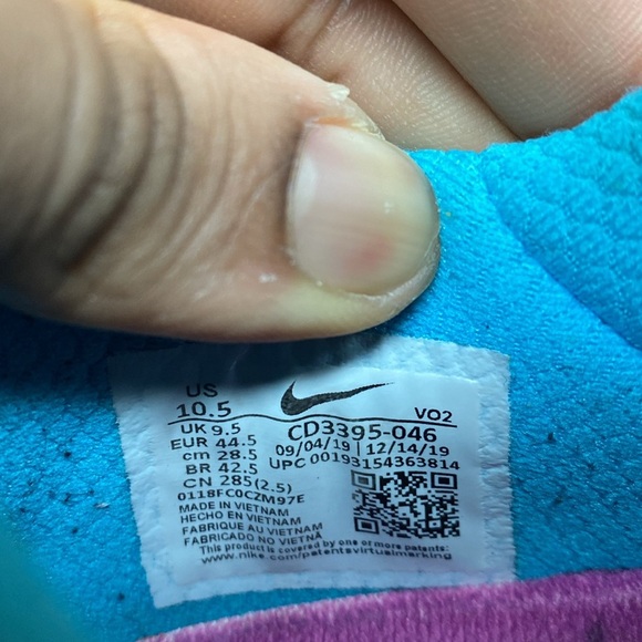 Nike Metcon 5 AMP “Black/Green Strike/Blue Fury/Fire Pink” - Picture 16 of 16